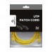 Патч-корд UTP cat.5Е 5м Cablexpert, yellow, литий (PP12-5M/Y)