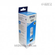 Контейнер с чернилами Epson 103, (C13T00S24A), cyan