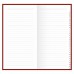 Алфавитная книга Полиграфист 100x190мм 80л баладек Ariane 210-P-0521 бордовая - фото Алфавитная книга Полиграфист 100x190мм 80л баладек Ariane 210-P-0521 бордовая