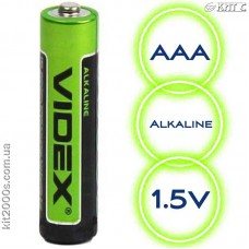 Батарейка тип AAA Videx Alkaline Батарейка тип AAA Videx Alkaline