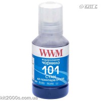 Контейнер с чернилами Epson 101, WWM, 140 г, KeyLock (E101C), cyan