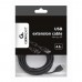 Кабель (удлинитель) USB2.0 AM/AF 4,5 м феррит Cablexpert (CCF-USB2-AMAF-15)