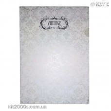 Уголок А4 пластиковый плотный Leo "Vintage" L5509