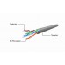 Патч-корд UTP cat.5Е 10м Cablexpert, grey, литой (PP12-10M)