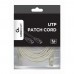 Патч-корд UTP cat.5Е 10м Cablexpert, grey, литой (PP12-10M)
