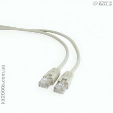 Патч-корд UTP cat.5Е 10м Cablexpert, grey, литой (PP12-10M)