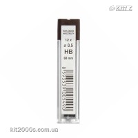 Грифелі 0,5мм HB Koh-I-Noor 12шт/уп