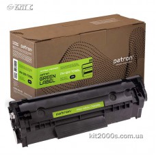 Картридж HP 12A Q2612A/CANON 703 (PN-12A/703GL), PATRON GREEN Label, black