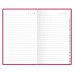 Алфавитная книга Полиграфист А6 64л 90x145мм 212-P-1262 Nomad малиновая