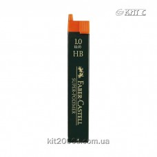 Грифели 1,0 (0,9)мм HВ Faber-Castell Super Polymer 120900 12шт/уп