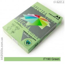 Папір кольоровий А4 80г/м2, 500 арк. Spectra Color 190 Green (зелена) Папір кольоровий А4 80г/м2, 500 арк. Spectra Color 190 Green (зелена)