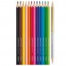 Олiвці кольорові Maped COLOR PEPS 12шт/набір + 1олівець GOLD/SILVER MP.832021 - фото Олiвці кольорові Maped COLOR PEPS 12шт/набір + 1олівець GOLD/SILVER MP.832021