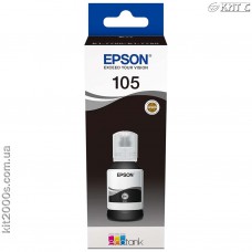 Контейнер с чернилами Epson 105, (C13T00Q140), black pigment