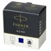 Чорнило для перових ручок Parker Quink флакон 57мл синє