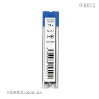 Грифели 0,7мм HB Koh-I-Noor 12шт/уп