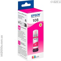 Контейнер с чернилами Epson 108, (C13T09C34A), magenta