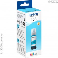 Контейнер с чернилами Epson 108, (C13T09C54A), light cyan