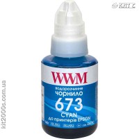 Контейнер с чернилами Epson 673, WWM, 140г (E673C), cyan