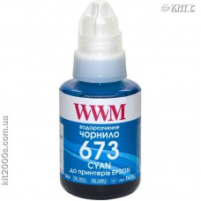 Контейнер с чернилами Epson 673, WWM, 140г (E673C), cyan