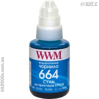 Контейнер с чернилами Epson 664, WWM, 140г (E664C), cyan