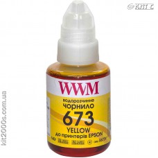 Контейнер с чернилами Epson 673, WWM, 140г (E673Y), yellow