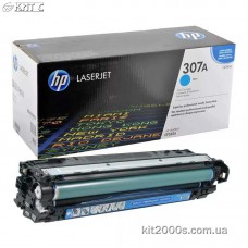 Заправка картриджа HP Color 307A (CE741A) Cyan для CLJ CP5225