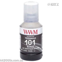 Контейнер с чернилами Epson 101, WWM, 140 г, KeyLock (E101BP), black pigment