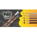 Карандаш чернографитный Maped Blask Peps HB, MP.851721 с ластиком